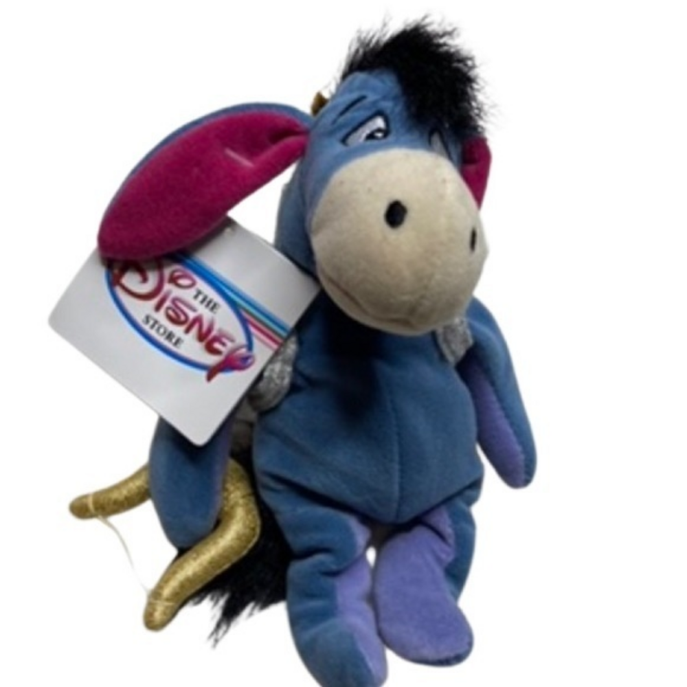 Disney Cupid Eeyore Bean Bag Plush‎ 9” Stuffed Toy
